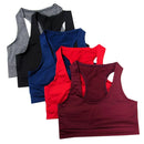 Top Fitness Feminino para Malhar Moda Academia nadador sem bojo