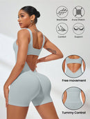 macacão Fitness Feminino, Bodysuit Yoga Slim Fit e Estiloso