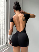 Slayform Macacão Esportivo de Alta Elasticidade e Sem Costura para Yoga