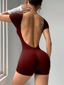 Slayform Macacão Esportivo de Alta Elasticidade e Sem Costura para Yoga