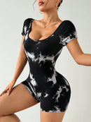 Slayform Macacão Esportivo de Alta Elasticidade e Sem Costura para Yoga