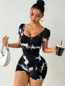 Slayform Macacão Esportivo de Alta Elasticidade e Sem Costura para Yoga