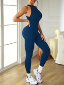 Slayform Macacão Preto Sem Costas e Sem Mangas Seamless para Mulheres