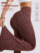 Slayform Calça casual, fitness e ioga aderente, franzida e evasê para senhoras