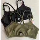 Top Fitness Feminino Alça Fina Academia com Forro zero Transparência