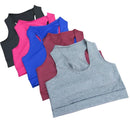 Top Fitness Feminino para Malhar Moda Academia nadador sem bojo