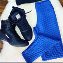 Promoção Melhor Legging ou Short textura grossa para Academia Suplex Bolha Cintura Alta Disfarça Celulite brocada