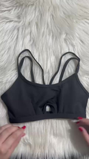 Top Fitness Feminino Alça Fina Academia com Forro zero Transparência