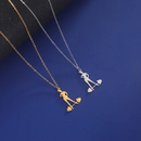 Colar Cordão Fit Feminino Aço inoxidável Corrente ouro 18k Prateado Pingente Maromba Haltere Coração