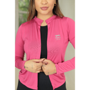 Blusa Academia Corta Vento Jaqueta Proteção Solar Uv50+