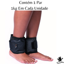 Caneleira Com Peso 1kg Par Tornozeleira Peso Treino Exercício Crossfit Fitness Academia Musculação