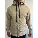 Corta vento masculino com capuz, bolso e zíper (unissex) lisa. corta vento feminina