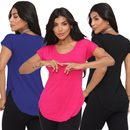 KIT 3 Blusa tapa Bumbum de Viscolycra