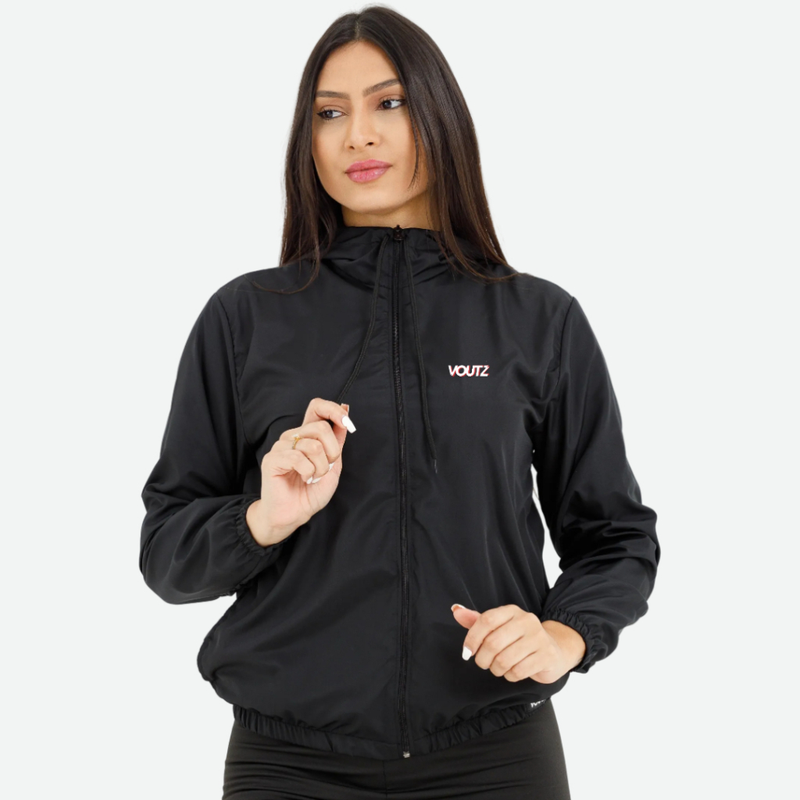 Jaqueta Corta Vento Feminina Impermeável Semi Forrada