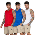Kit 3 Camisetas Regatas Masculinas Esportivas Dry fit Academia Caminhadas Corridas