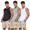 Kit 3 Camisetas Regatas Masculinas Esportivas Dry fit Academia Caminhadas Corridas