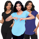 KIT 3 Blusa tapa Bumbum de Viscolycra