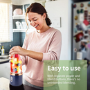 Mini Liquidificador Portátil Shake 6 Lâminas 400ML Espremedores Recarregável Espremedor Elétrico