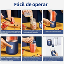 Mini Liquidificador Portátil Shake 6 Lâminas 400ML Espremedores Recarregável Espremedor Elétrico
