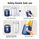 Mini Liquidificador Portátil Shake 6 Lâminas 400ML Espremedores Recarregável Espremedor Elétrico