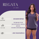 KIT 4 Regata Dry Fit Feminina Academia Costas Nadador Esportiva Lisa Treino Fitness Leve Treino Mais UNIDADE