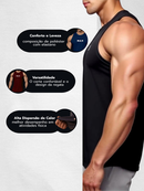 Regata Dry Fit UV Camiseta Masculina Academia Treino RMSUP09