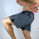 Kit 3 Bermudas Masculinas 2 em 1 KONG Premium Com Forro de Compressão e Suporte para Toalha