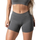 KIT 3 Shorts feminino academia liso Bermudinha malhar cintura alta