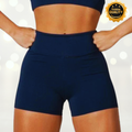 KIT 3 Shorts feminino academia liso Bermudinha malhar cintura alta