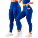 Calça Legging Feminina com Bolso Lateral Zero Transparência Cintura Alta