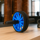 Roda Abdominal Dupla com Apoio Treino Funcional Abdômen e Academia em Casa Saúde Bem Estar Lançamento