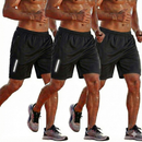 Kit 3 Bermuda Esportiva Masculina Short Para Corridas e Academia
