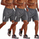 Kit 3 Bermuda Esportiva Masculina Short Para Corridas e Academia