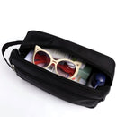 Nécessaire Bolsa de Mão Masculina de Couro Ecológico Super Estilo Moderno Despojado Amplo Espaço