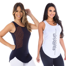 Kit com 2 blusa /Regatas Femininas Fitness Basicas Academia Mulher Crossfit Yoga Pilates