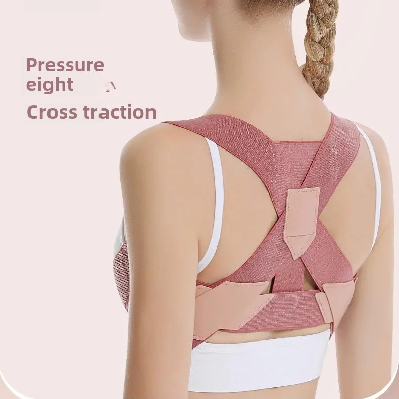 Corretor De Postura Unissex Ajustável Para Costas, Cinta De Suporte Para A Coluna Vertebral
