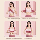 Corretor De Postura Unissex Ajustável Para Costas, Cinta De Suporte Para A Coluna Vertebral